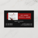 Search for cocktail business cards Red