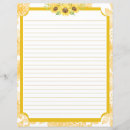 Search for sunflower stationery paper Yellow