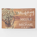 Search for rustic wedding banners Barn wood