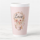 Search for pink feather mugs Bohemian