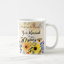 Search for golden wedding mugs 50 years
