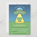 Search for green alien invitations Outer space