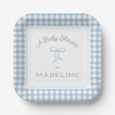 Search for blue gingham plates Pattern