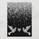 Search for crystal wedding invitations Black