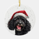 Search for black poodle christmas tree decorations Cute