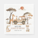 Search for safari napkins First birthday