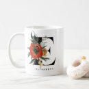 Search for monogram letter e mugs Boho
