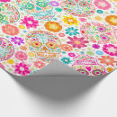 Search for day of the dead wrapping paper Flowers