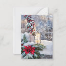 Search for lantern christmas cards Poinsettia
