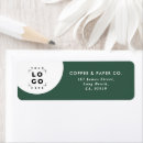 Search for corporate return address labels Typography