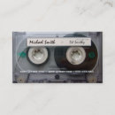 Search for tape business cards Deejay