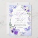 Search for lilac baby shower invitations Garden