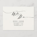 Search for black white wedding postcards Handwritten