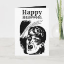 Search for retro halloween cards Black and white