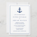 Search for anchor wedding invitations Simple
