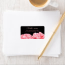 Search for hot pink and black return address labels Party