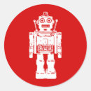 Search for vintage sci fi stickers Robot