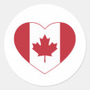 Search for canada patriotic stickers Red