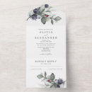Search for winter greenery invitations Berries