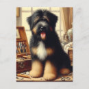 Search for dog painting postcards Puppy