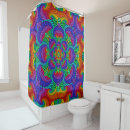 Search for trippy shower curtains Red