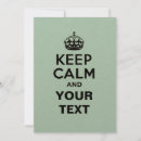 Search for keep calm and invitations Crown