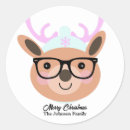 Search for christmas reindeer stickers Funny