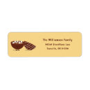 Search for food return address labels cute
