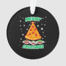 Search for pizza christmas tree decorations Santa claus
