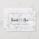 Search for marble thank you cards Trendy white marble