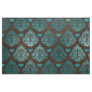 Search for turquoise and brown fabric Decorative