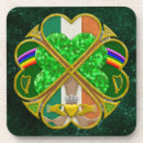 Search for clover designs coasters Irish