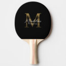 Search for gold ping pong paddles Black and gold