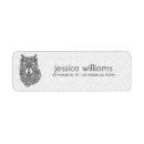 Search for gray wolf return address labels Grey