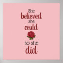 Search for she could posters Floral