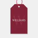 Search for monogram gift tags Minimalist