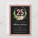 Search for elegant 25th birthday invitations Twenty fifth