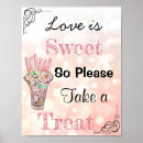 Search for candy buffet signs Love is sweet