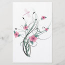 Search for dragonfly stationery paper Floral