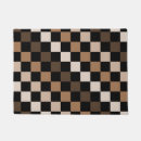 Search for gingham doormats Brown