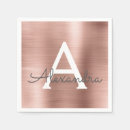 Search for pink and gold napkins For her