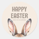 Search for brown easter bunny stickers Watercolor