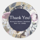 Search for navy blue bridal shower stickers Botanical