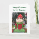 Search for teacher christmas cards Elf