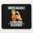 Search for leukaemia survivors mousepads Awareness month