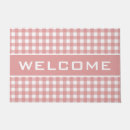 Search for gingham doormats Welcome