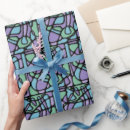 Search for stained glass wrapping paper Modern