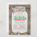 Search for bbq bridal shower invitations Mason jar