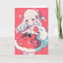 Search for kawaii christmas cards Santa