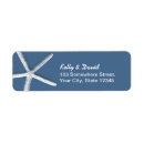 Search for starfish beach return address labels Rustic